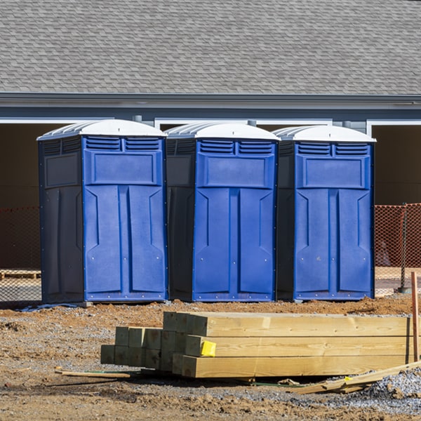 can i customize the exterior of the portable restrooms with my event logo or branding in Beatty